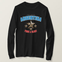 アルゼンチン ナショナルプライド レディース長袖Tシャツ