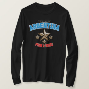 アルゼンチン ナショナルプライド レディース長袖Tシャツ Tシャツ