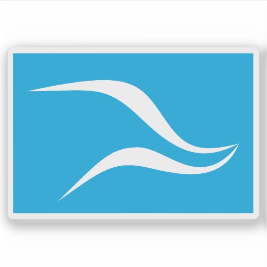 アルゼンチン，ヌケーン国旗 シール (正面)