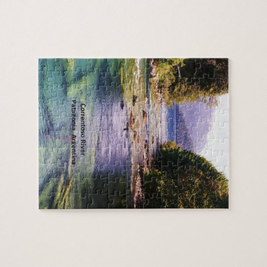 アルゼンチン、パタゴニアの絵のような写真 ジグソーパズル (横)