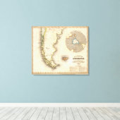 アルゼンチン，パタゴニア キャンバスプリント (インサイチュ (ウッドフロア))