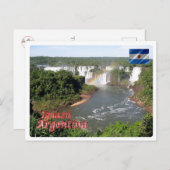アルゼンチン – パルケ国立イグアス –  ポストカード (正面/裏面)