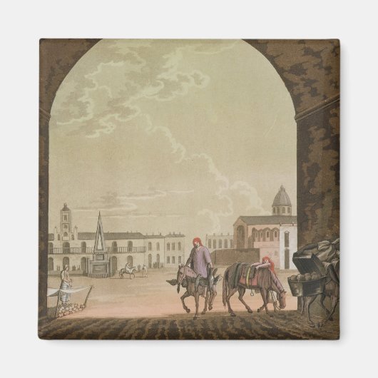 アルゼンチン，ブエノスアイレス，プラザ・デ・マヨ， 'Le C マグネット (正面)