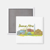 アルゼンチン,ブエノスアイレス マグネット (正面/裏面)