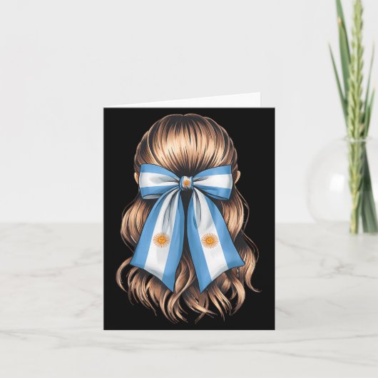 アルゼンチン プライド アルゼンチン国旗 カード (正面)