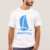 アルゼンチン - ボート Tシャツ (正面)