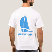 アルゼンチン - ボート Tシャツ (裏面)