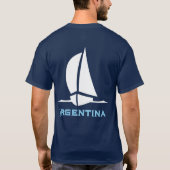 アルゼンチン - ボート Tシャツ (裏面)