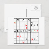 アルゼンチン ポストカード (正面/裏面)