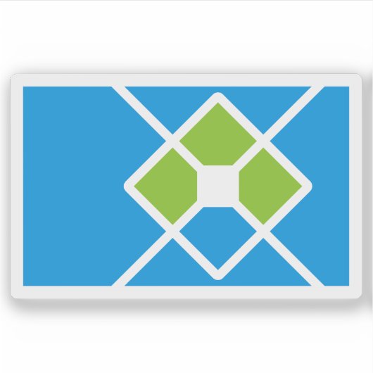 アルゼンチン，ラプラタ国旗 シール (正面)