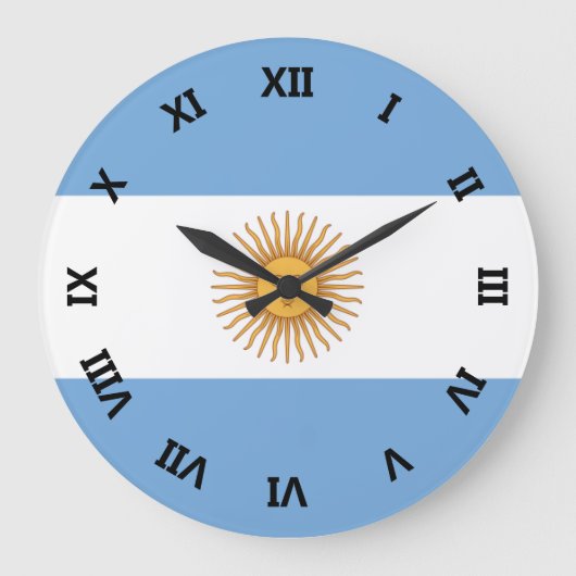 アルゼンチン ラージ壁時計 (正面)