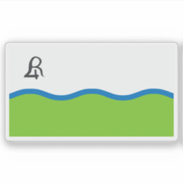 アルゼンチン，リオカルト国旗 シール