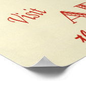 アルゼンチン・ヴィンテージ旅行ポスター ポスター (角)