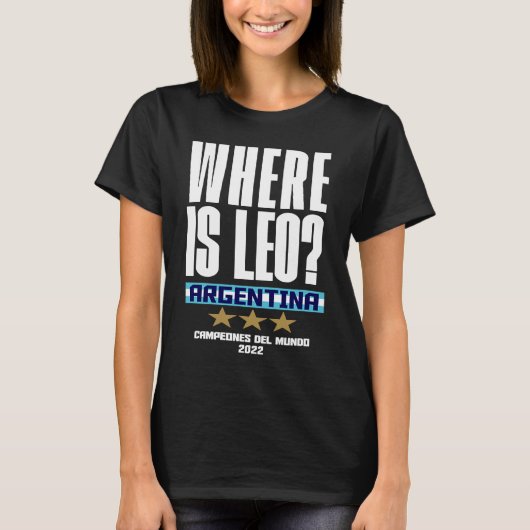 アルゼンチン 世界王者 Tシャツ (正面)