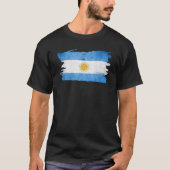 アルゼンチン – 心拍ECGパルスアルゼンチン Tシャツ (正面)