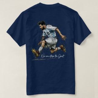 アルゼンチン GOAT 10 サッカー スケッチ Tシャツ