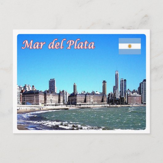 アルゼンチン – Mar del Plata - ポストカード (正面)