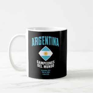 アルゼンチンCampeones del Mundo 2023 コーヒーマグカップ