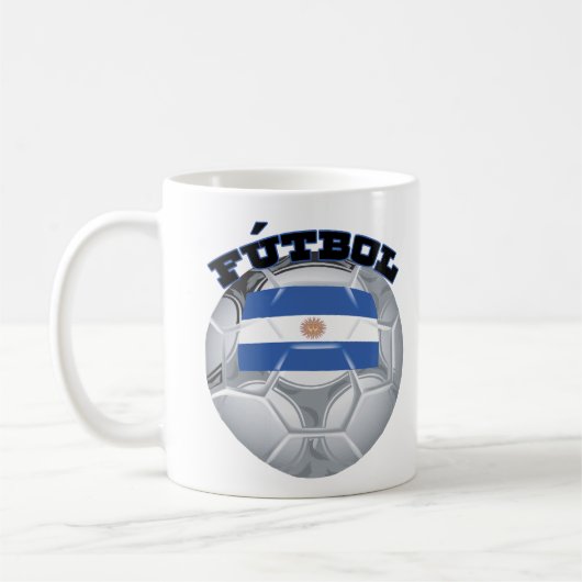 アルゼンチンFutbol コーヒーマグカップ (左)