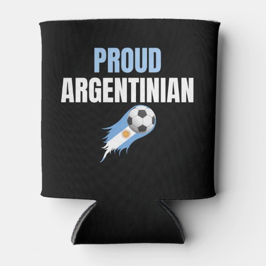 アルゼンチンW杯優勝誇りを持った戦2022 缶クーラー (正面)