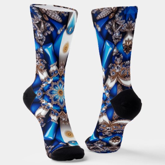 アルゼンチ地球に優しニアカラーのメンズソックス ソックス (傾斜あり)