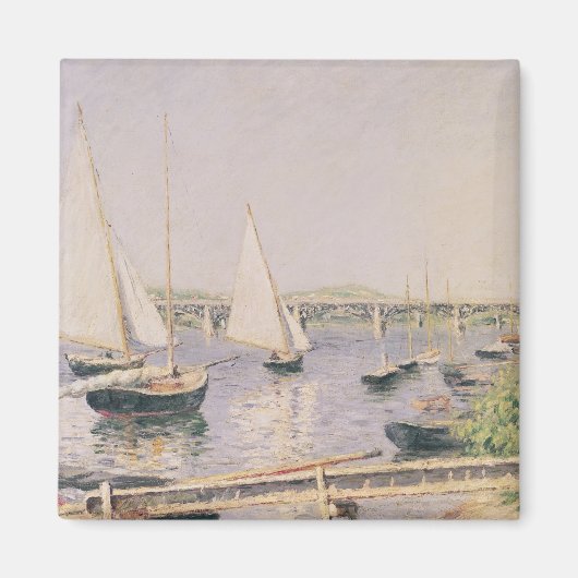 アルゼンテイユの帆船, c.1888 マグネット (正面)