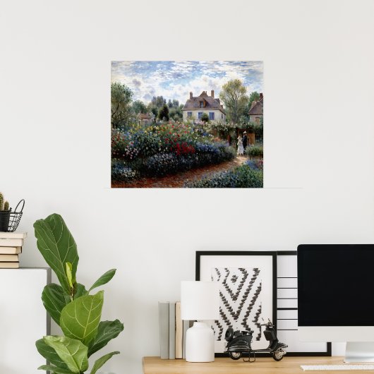 アルゼンテウイルのアーティストガーデン ポスター (ホームオフィス)