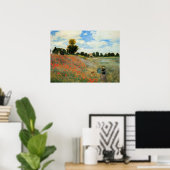 アルゼンテウイルの近くのケピー畑 ポスター (ホームオフィス)