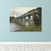 アルゼンテウイルの鉄道橋（鉄道） (by Monet) キャンバスプリント (インサイチュ (ウッドフロア))