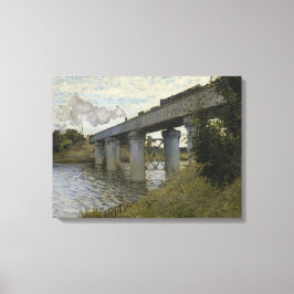 アルゼンテウイルの鉄道橋（鉄道） (by Monet) キャンバスプリント