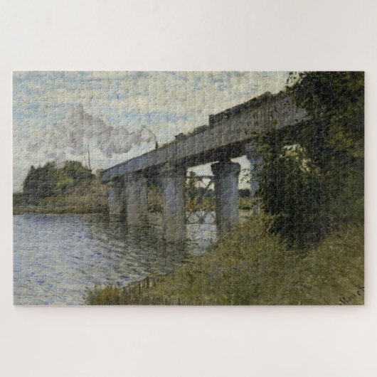 アルゼンテウイルの鉄道橋（鉄道） (by Monet) ジグソーパズル (横)