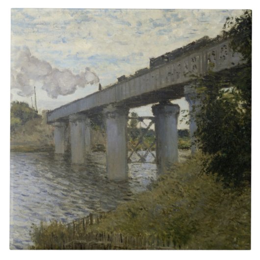 アルゼンテウイルの鉄道橋（鉄道） (by Monet) タイル (正面)