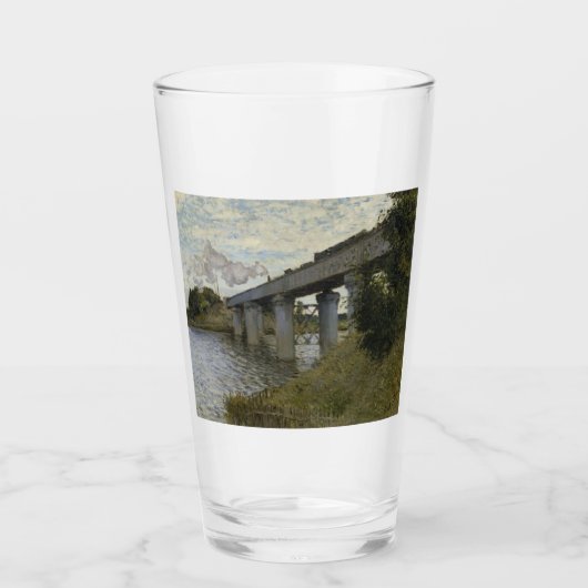 アルゼンテウイルの鉄道橋(鉄道) (by Monet) タンブラーグラス (正面)
