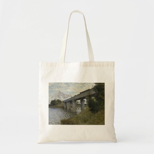 アルゼンテウイルの鉄道橋（鉄道） (by Monet) トートバッグ (正面)