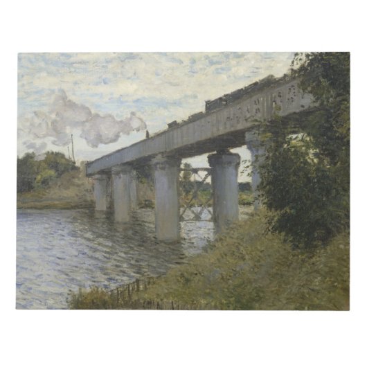 アルゼンテウイルの鉄道橋（鉄道） (by Monet) ノートパッド (正面)