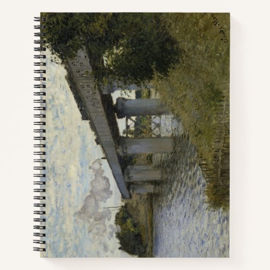 アルゼンテウイルの鉄道橋（鉄道） (by Monet) ノートブック (正面)