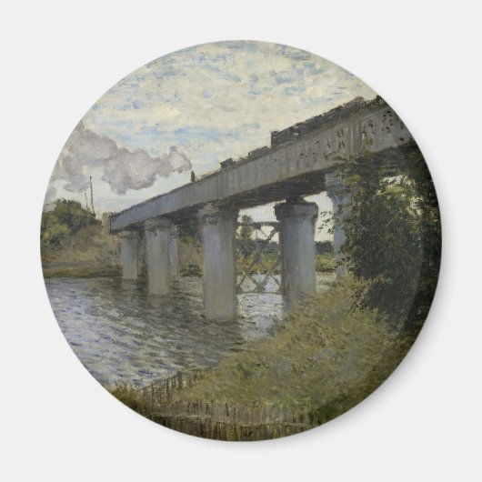 アルゼンテウイルの鉄道橋（鉄道） (by Monet) マグネット (正面)