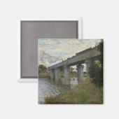 アルゼンテウイルの鉄道橋(鉄道) (by Monet) マグネット (正面/裏面)