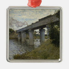 アルゼンテウイルの鉄道橋（鉄道） (by Monet) メタルオーナメント