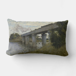 アルゼンテウイルの鉄道橋（鉄道） (by Monet) ランバークッション