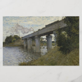 アルゼンテウイルの鉄道橋（鉄道） (by Monet) 便箋