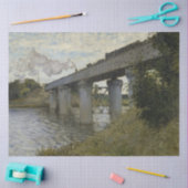 アルゼンテウイルの鉄道橋(鉄道) (by Monet) 薄葉紙 (クラフト)