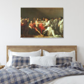 アルタキセルクスの贈り物を断るヒポクラテス キャンバスプリント (インサイチュ (寝室))