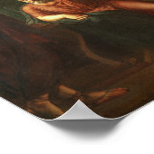 アルタキセルクスの贈り物を断るヒポクラテス ポスター (角)