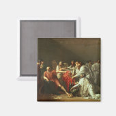 アルタキセルクスの贈り物を断るヒポクラテス マグネット (正面/裏面)