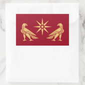 アルタクサド王朝の旗（アルメニア） 長方形シール (バッグ)