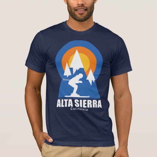 アルタシエラスキーサンセットTシャツ Tシャツ (正面)