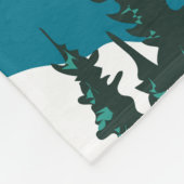 アルタスキーエリアウィンターユタヴィンテージ フリースブランケット (角)