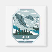 アルタスキーエリアウィンターユタ マグネット (正面)