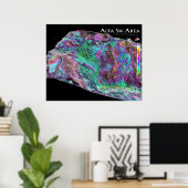 アルタスキーエリア3dSkiMapsポスター ポスター (ホームオフィス)